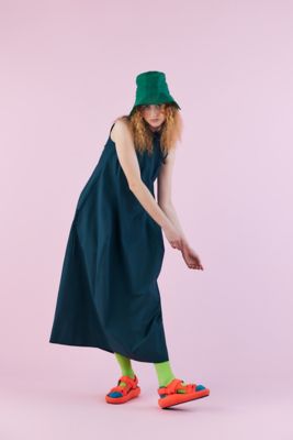 nagonstans /ナゴンスタンス　string gather スカート gourd dress（470HA433－0080