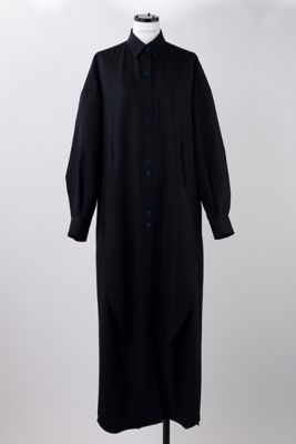 ＜nagonstans (Women)＞ｅｇｇ　ｄｒａｐｅ　ｓｈｉｒｔ　ｄｒｅｓｓ（４７０ＨＡ４３３－０９５０）