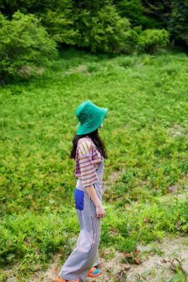 Naguisa ● Thalis Green 【 残りわずか】 see－through hat（470HA456－0690