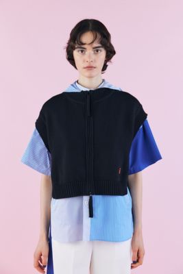 ｚｉｐ　ｃｒｏｐｐｅｄ　ｖｅｓｔ（４７０ＨＡ４７０－０６１０）