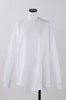 ＜nagonstans (Women)＞ａｓｙｍｍｅｔｒｙ　ｌａｙｅｒｅｄ　ｌｏｎｇ－ｓｌｅｅｖｅｓ　ｔ－ｓｈｉｒｔ（４７０ＨＡ６８０－１６７０）