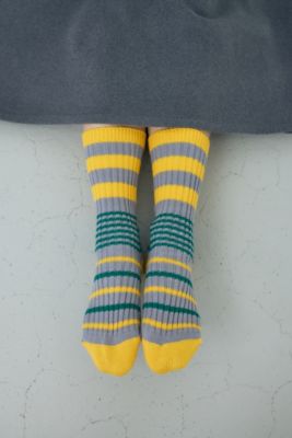 ＜nagonstans (Women)＞ｂｏｒｄｅｒ　ｓｏｃｋｓ（４７０ＨＡ８５６－１５６０）