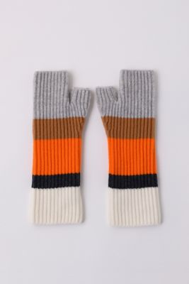 ＜nagonstans (Women)＞ｂｉ－ｃｏｌｏｒ　ａｒｍ　ｗａｒｍｅｒ（４７０ＨＡ８５６－１６００）