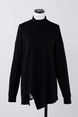 ＜nagonstans (Women)＞ｈｉｇｈ－ｎｅｃｋ　ａｓｙｍｍｅｔｒｙ　ｌｏｎｇ－ｓｌｅｅｖｅｓ　ｔ－ｓｈｉｒｔ（４７０ＨＡ８８０－１４００）