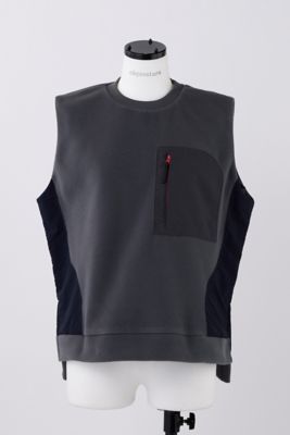nagonstans asymmetry slit vest