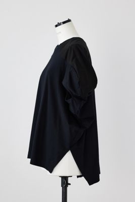 nagonstans(ナゴンスタンス) asymmetry hole pulloverクルー