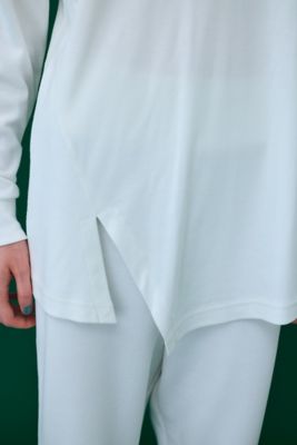 ｈｉｇｈ－ｎｅｃｋ　ａｓｙｍｍｅｔｒｙ　ｌｏｎｇ－ｓｌｅｅｖｅｓ　ｔ－ｓｈｉｒｔ（４７０ＨＡ８８０－１７４０）