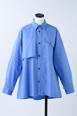 nagonstans ナゴンスタンス flared-sleeves shirt VONIQUE / nagonstans/city-snap pleats long-sleeves
