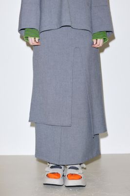 ＜nagonstans (Women)＞ｌａｙｅｒｅｄ　ｓｋｉｒｔ（４７０ＨＳ４３１－００７０）