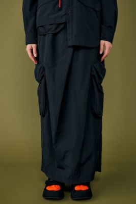 ＜nagonstans (Women)＞ｗａｔｅｒ－ｒｅｐｅｌｌｅｎｔ　ｄｒａｐｅ　ｐｏｃｋｅｔ　ｓｋｉｒｔ（４７０ＨＳ４３１－１６９０）