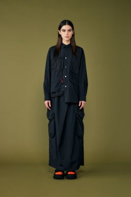 ｗａｔｅｒ－ｒｅｐｅｌｌｅｎｔ ｄｒａｐｅ ｐｏｃｋｅｔ ｓｋｉｒｔ（４７０ＨＳ４３１－１６９０） | ファッション・服 |  三越伊勢丹オンラインストア・通販【公式】