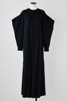 ＜nagonstans (Women)＞ｄｒａｐｅ　ｓｑｕａｒｅ　ｅａｓｙｃａｒｅ　ｄｒｅｓｓ（４７０ＨＳ４８３－０５５０）