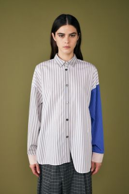 【オープニング大セール】 人気完売 nagonstans ナゴンスタンス mix-hem shirt M トップス