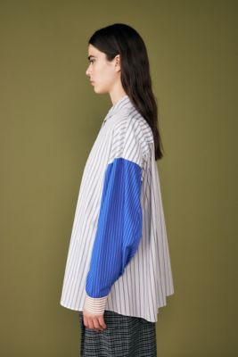 人気完売 nagonstans ナゴンスタンス mix-hem shirt M