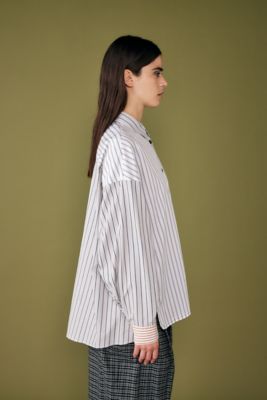 人気完売 nagonstans ナゴンスタンス mix-hem shirt M