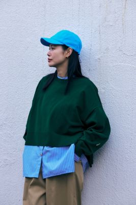 新品　ナゴンスタンス　asymmetry round デニムシャツ nagonstans(ナゴンスタンス)｜8ozデニム アシンメRound SH