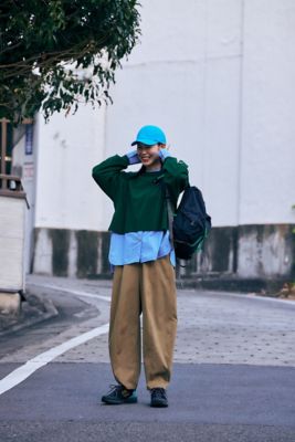 新品　ナゴンスタンス　asymmetry round デニムシャツ nagonstans(ナゴンスタンス)｜8ozデニム アシンメRound SH