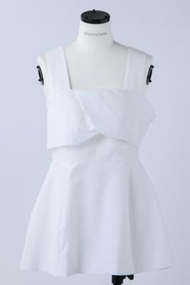 値下げ！ナゴンスタンス　24ss 新作　Drape tank top drape tank top parts（470HS830