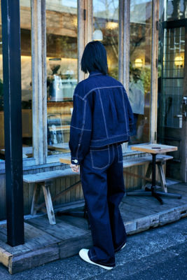 【ZERO】nagonstansナゴンスタンス ノーカラーデニムジャケット ZERO様専用】nagonstansナゴンスタンス ノーカラーデニムジャケット