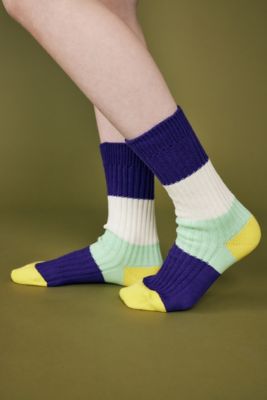ナゴンスタンス！試着のみ bi－color socks（470HS856－0610
