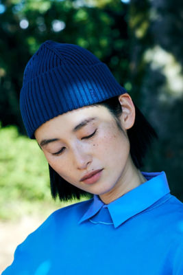 ＜三越伊勢丹/公式＞ nagonstans (Women)/ナゴンスタンス cotton knit spring cap ターコイズ570 帽子【三越伊勢丹/公式】