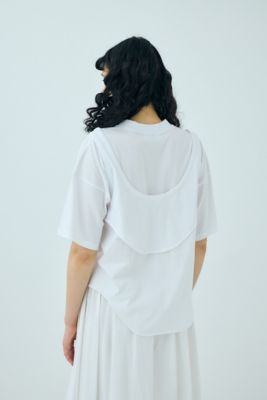 【新品タグ付き】någonstans curve-hem t-shirt 新品タグ付き】någonstans curve-hem t-shirt