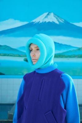 nagonstans バラクラバ　グレー/レッド ナゴンスタンス バラクラバ nagonstans バラクラバ グレー/レッド