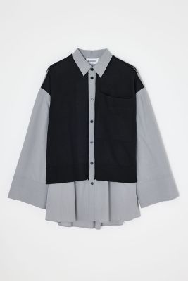 knit combination shirt（470IA430
