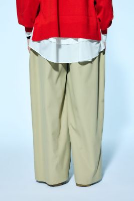 パンツ nagonstans tuck wide pants 470IA431-0331 tuck wide pants｜S｜Black｜trousers｜någonstans official