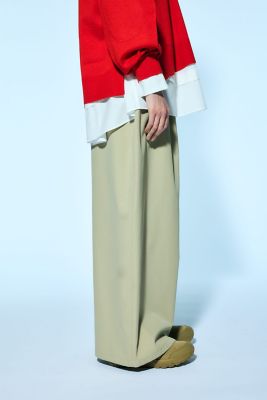 wide tuck pants（470IA431－0781