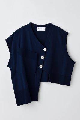 asymmetry short vest（470IA570