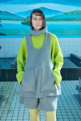 nagonstans (Women)/ナゴンスタンス mini dress vest(470IA830-1021) グレー180 トップス【三越伊勢丹/公式】