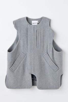 ＜nagonstans (Women)＞ａｓｙｍｍｅｔｒｙ　ｖｅｓｔ（４７０ＩＡ８３０－１２４１）