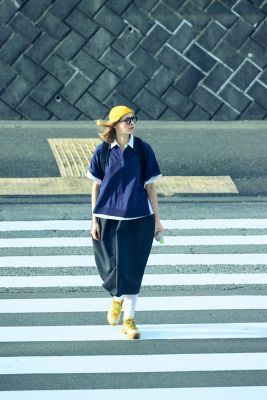 knit polo pullover（470IS170