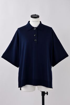 knit polo pullover（470IS170－1421