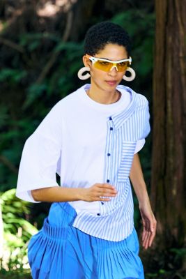 nagonstans (Women)/ナゴンスタンス ｓｈｉｒｔ　ｃｏｍｂｉｎａｔｉｏｎ　ｔ－ｓｈｉｒｔ（４７０ＩＳ４８０－０９６１）