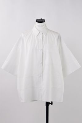 ＜nagonstans (Women)＞ｖｏｌｕｍｅ　ｄｒａｐｅ　ｓｈｉｒｔ（４７０ＩＳ７３０－１４９１）