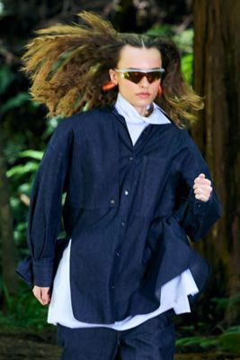 ＜nagonstans (Women)＞ａｓｙｍｍｅｔｒｙ　ｒｏｕｎｄ　ｓｈｉｒｔ（４７０ＩＳ８３０－１０５１）