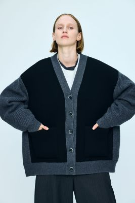 bonding×knit cardigan（470JA170