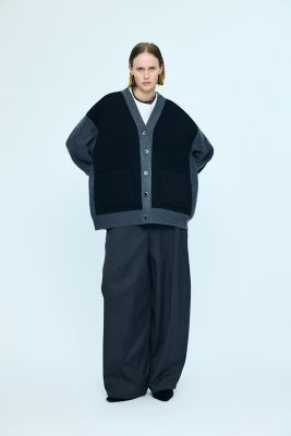 bonding×knit cardigan（470JA170