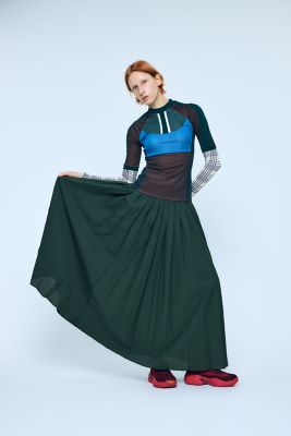 layered pleats skirt ナゴンスタンス pleats skirt（470JA431－0071） | nagonstans