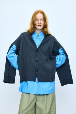 slit cardigan（470JA470－1471