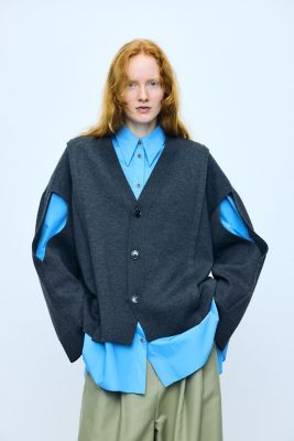 slit cardigan（470JA470－1471