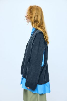 slit cardigan（470JA470－1471