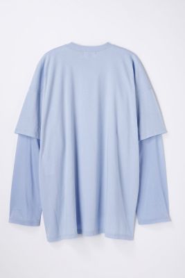 AW2005 再構築　 WETTERSTEIN ロングスリーブ layered sheer long－sleeves t－shirt