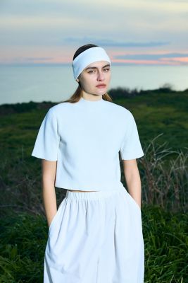 ＜nagonstans (Women)＞ｈｉ－ｎｅｃｋ　ｃｒｏｐｐｅｄ　ｐｕｌｌｏｖｅｒ（４７０ＪＳ１７０－１３５１）