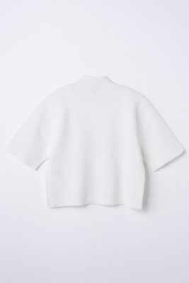 hi－neck cropped pullover（470JS170