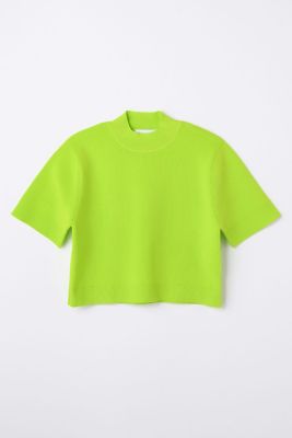 hi－neck cropped pullover（470JS170