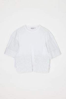 ＜nagonstans (Women)＞ｗｏｖｅｎ　ｃｏｍｂｉ　ｔ－ｓｈｉｒｔ（４７０ＪＳ４８０－２０７１）
