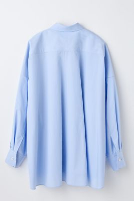 nagonstans ナゴンスタンス　今期　シャツ　over shirt ブルー over shirt（470JS830－0051） | nagonstans